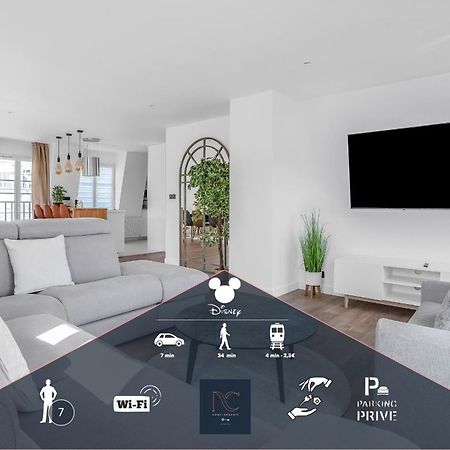 Disneyland-Paris 7 Pers, Netflix, Wifi, 2 Parking Chessy (Seine-et-Marne) Exterior foto